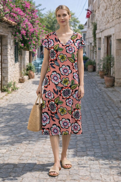 T-80 Kısa Kol Ekonomik Elbise