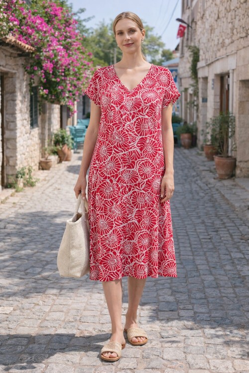 T-80 Kısa Kol Ekonomik Elbise