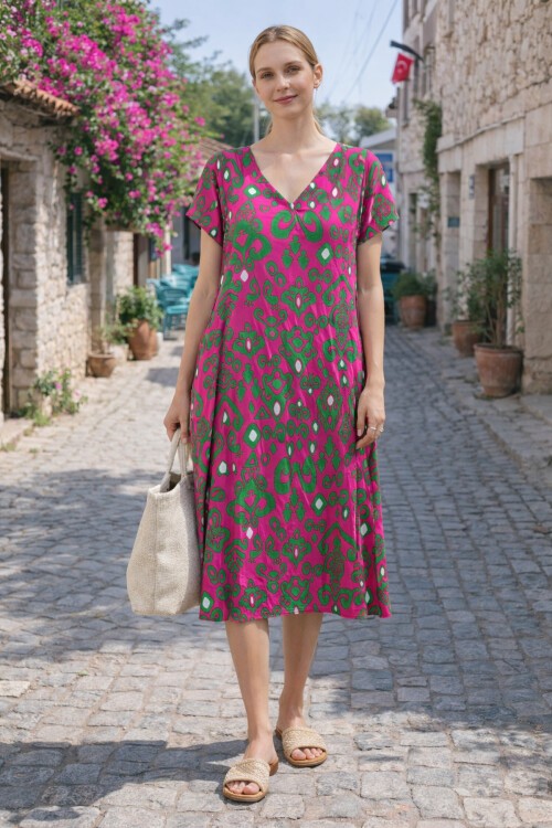 T-80 Kısa Kol Ekonomik Elbise