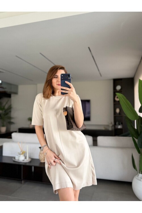 T3306 Beyaz Merserize Triko