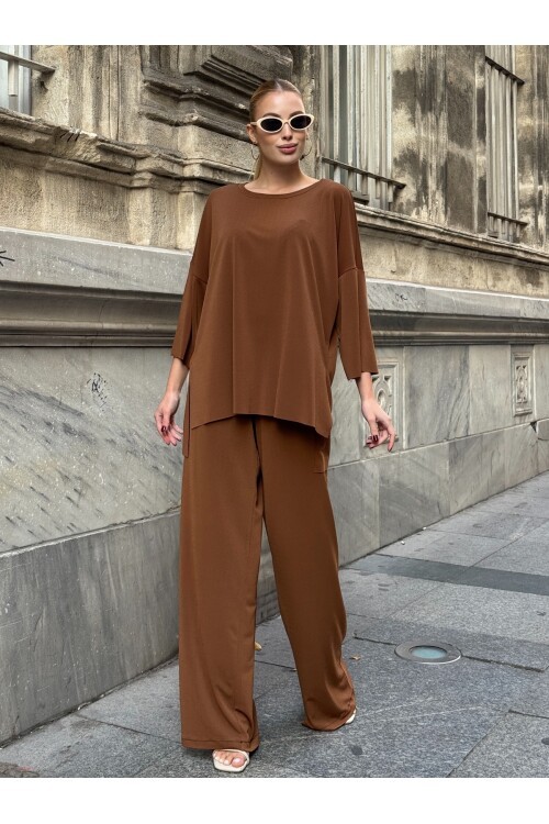 V233 Kahve İki İplik Takım