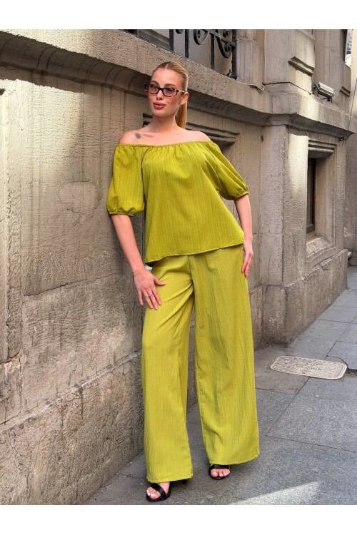 V429 Hardal Madonna Yaka Tarak Boşluğu Takım