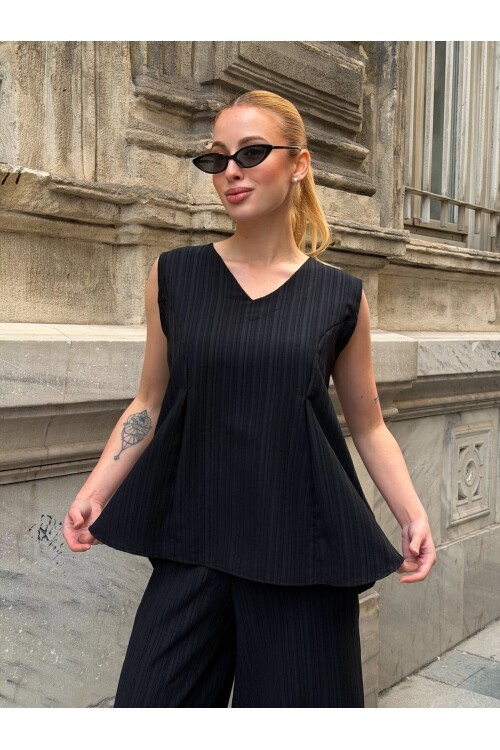 V433 Siyah Sıfır Kol Tarak Boşluğu Takım