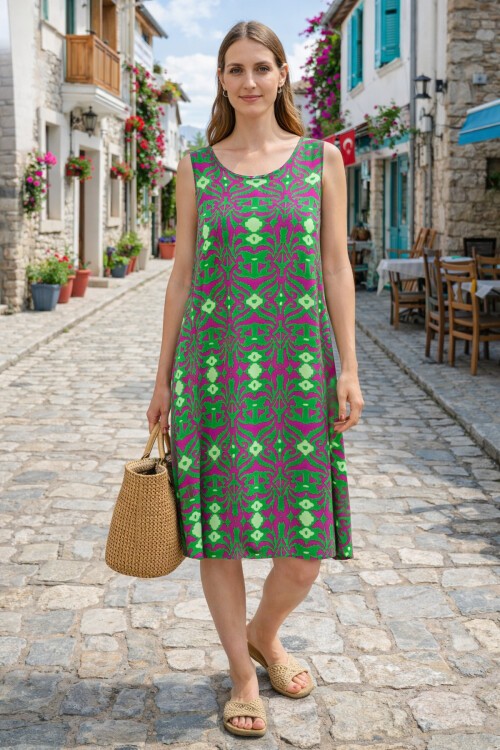 V8 Askılı Ekonomik Grup Elbise