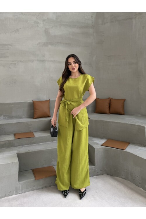 V232 Yeşil Yarım Kol Tarak Boşluğu Takım