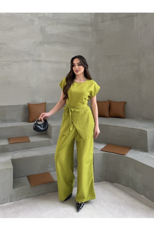 V232 Yeşil Yarım Kol Tarak Boşluğu Takım