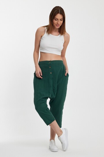 5326 Haki Şalvar Pantolon