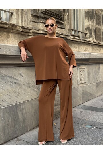 V233 Kahve İki İplik Takım