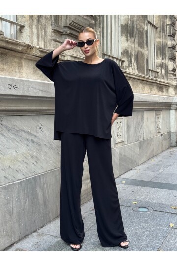 V233 Siyah İki İplik Takım