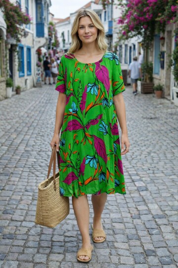 V3 Kısa Kol Ekonomik Elbise