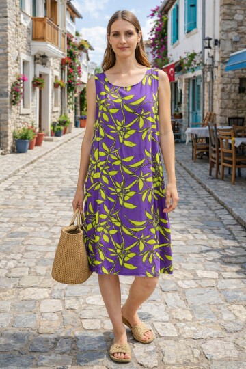 V8 Askılı Ekonomik Grup Elbise