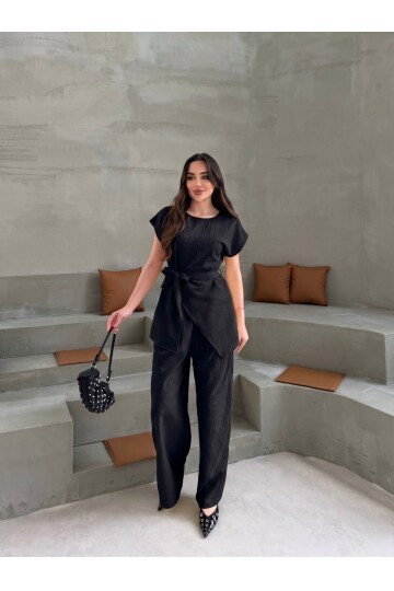 V232 Siyah Yarım Kol Tarak Boşluğu Takım